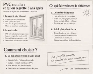 fenetres en aluminium ou pvc : conseils d'un poseur avec 30 ans d'experience