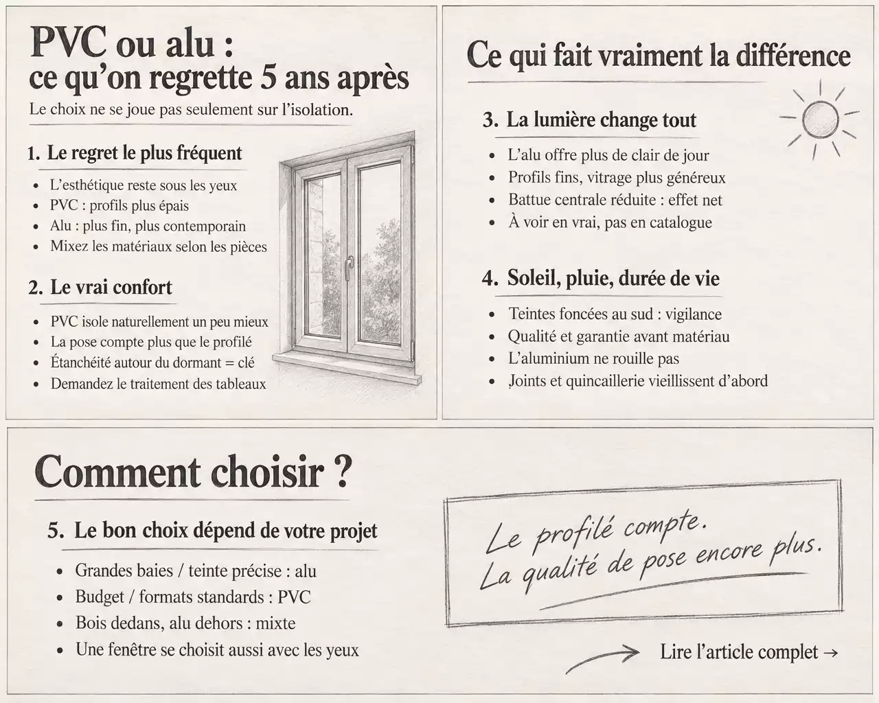 fenetres en aluminium ou pvc : conseils d'un poseur avec 30 ans d'experience