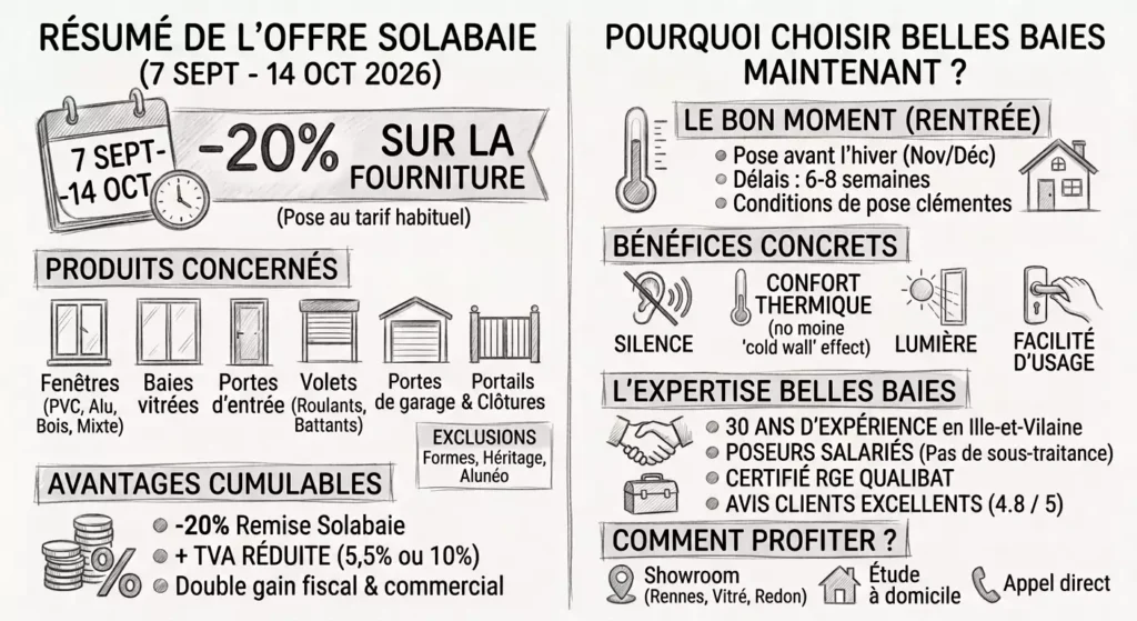 Résumé de l'offre Solabaie -20%